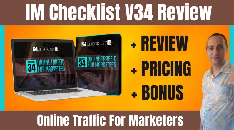 IM Checklist Vol 34 Review Online Traffic For Marketers